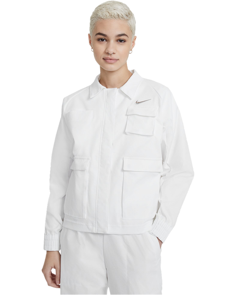 Womens Sportswear Swoosh Jacket White Nike оригінал – Купити в Україні