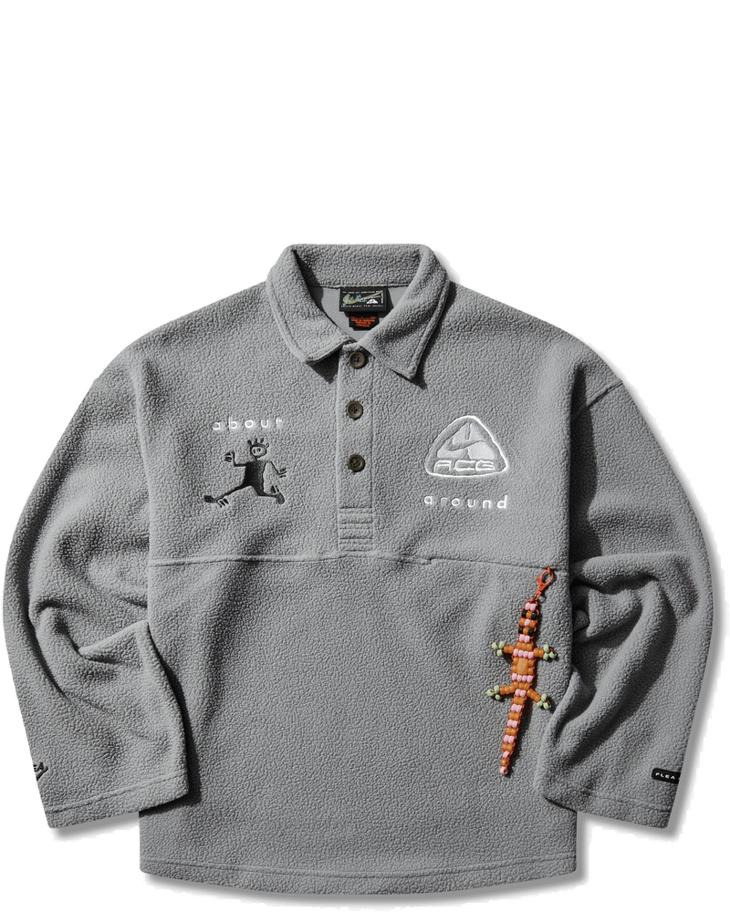 Оригінальна Acg X Cactus Plant Flea Market Longsleeve Polo Smoke Grey Nike