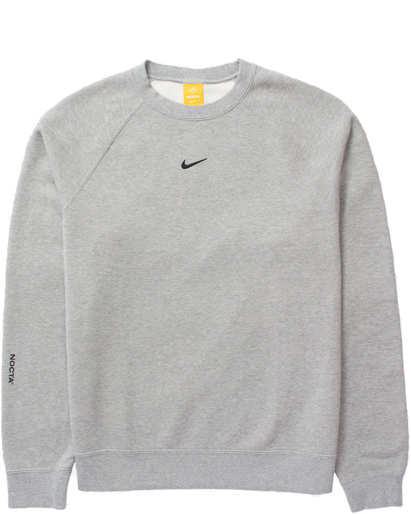 Оригінальна X Drake Nocta Grey Fleece Crewneck Sweater Nike