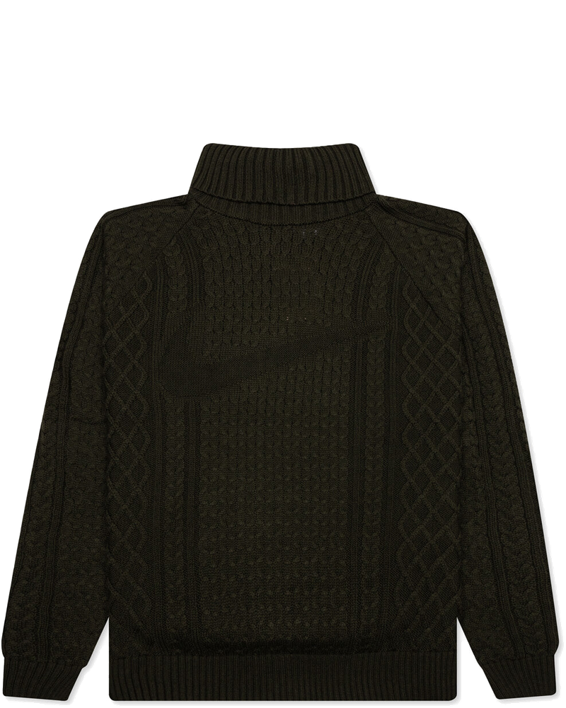 Life Cable Knit Turtleneck Sweater Cargo Khaki Nike – Гарантія оригінальності