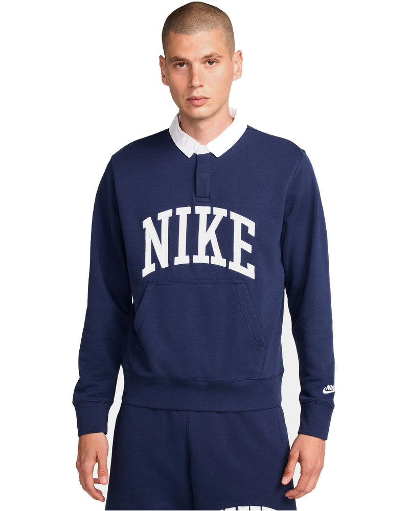 Оригінальна Nsw Club Fleece Polo Mens Long Sleeve Shirt Nike