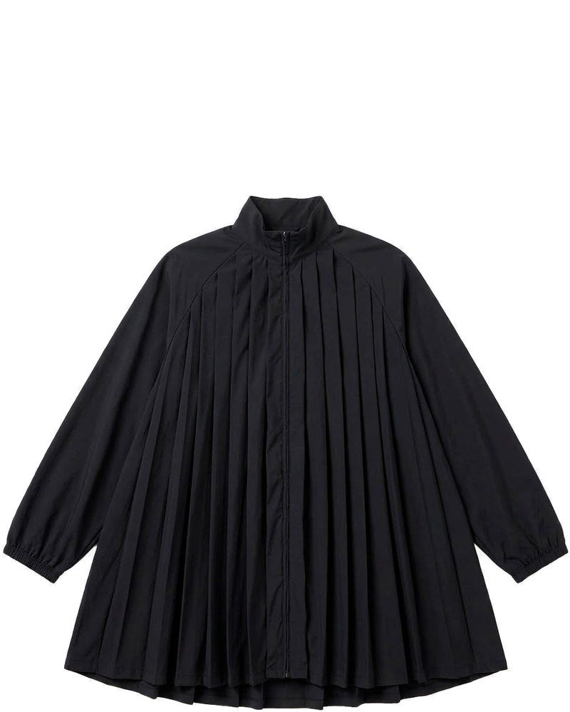 Black Long Sleeve Oversized Mini Dress With Pleats Nike оригінал – Купити в Україні