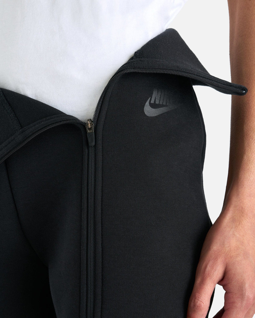 Full Zip High Waist Sweatpants In Black Nike – Гарантія оригінальності – збільшений вид