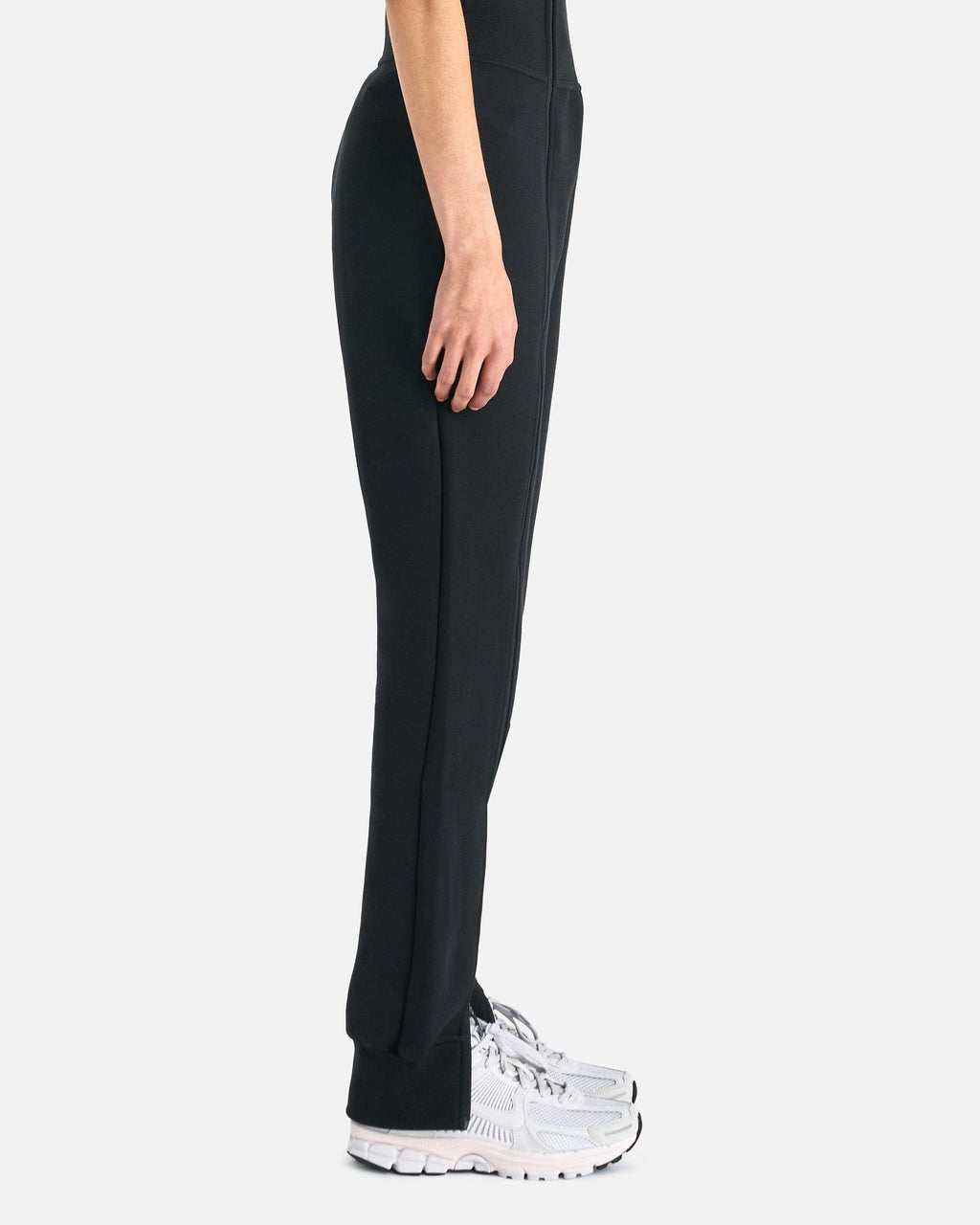 Full Zip High Waist Sweatpants In Black Nike – Гарантія оригінальності – вид ззаду