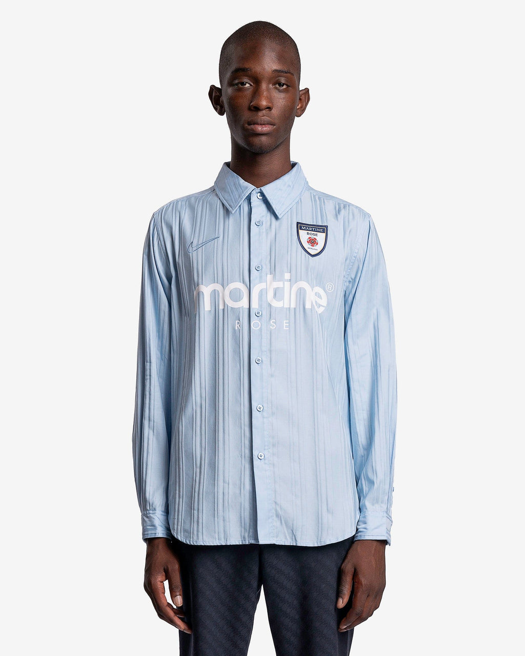 Dress Shirt In Psychic Blue Nike – Гарантія оригінальності – детальний вид