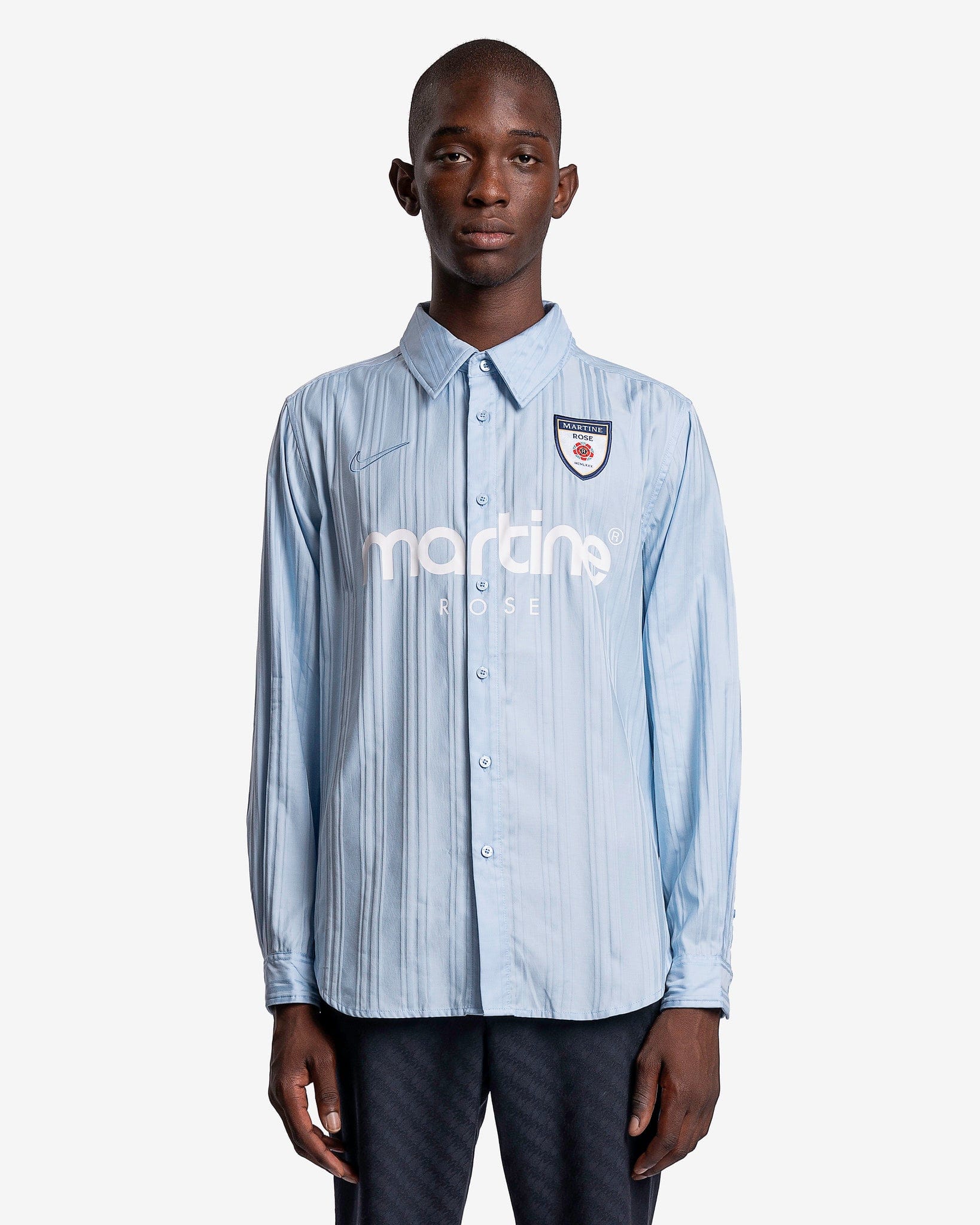 Dress Shirt In Psychic Blue Nike – Гарантія оригінальності – детальний вид
