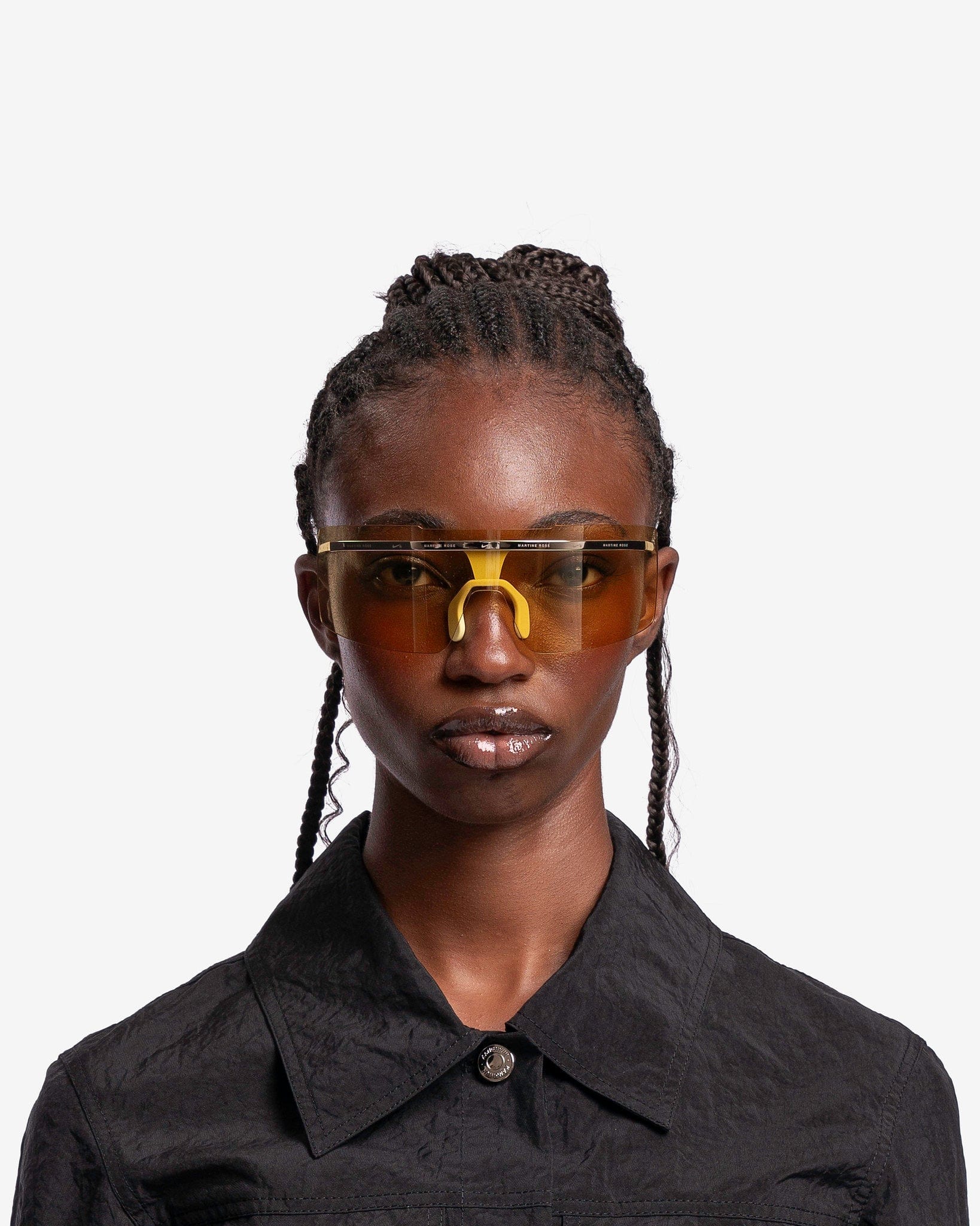 Echo Shield Glasses In Yellow Nike оригінал – Купити в Україні – вид ззаду