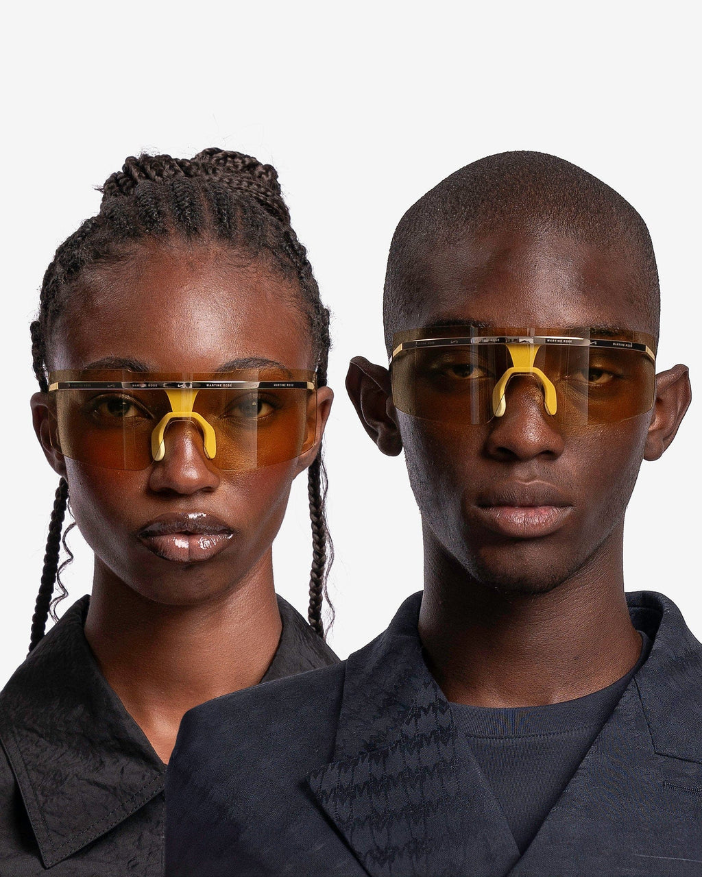 Echo Shield Glasses In Yellow Nike оригінал – Купити в Україні – боковий вид