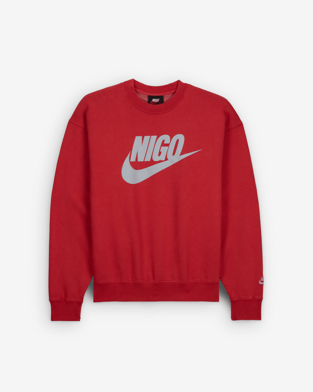 Nigo Mens Fleece Crew Sweatshirt Nike – Гарантія оригінальності – боковий вид