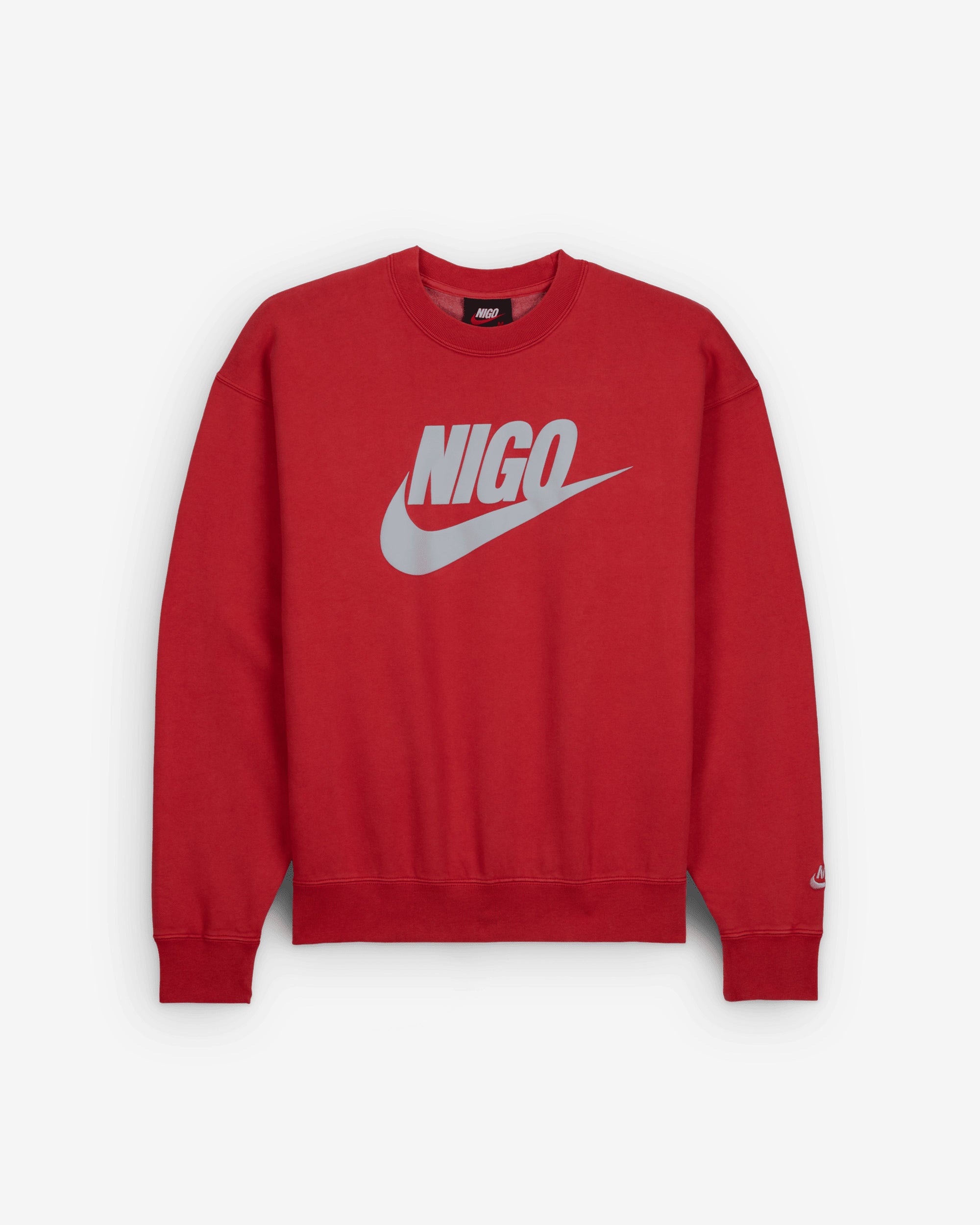 Nigo Mens Fleece Crew Sweatshirt Nike – Гарантія оригінальності – боковий вид - NIKE