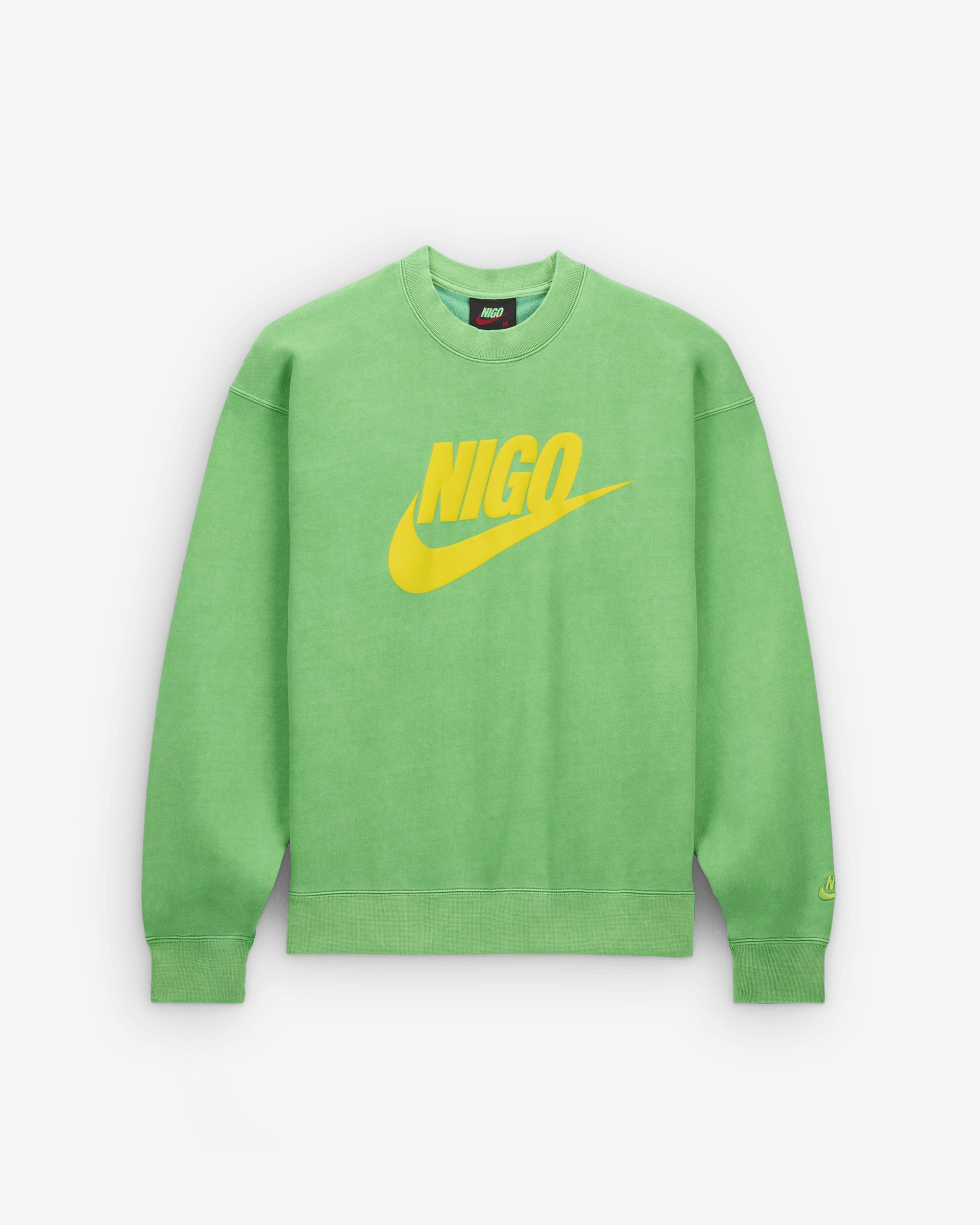 Nigo Mens Fleece Crew Sweatshirt Nike – Гарантія оригінальності – боковий вид - NIKE