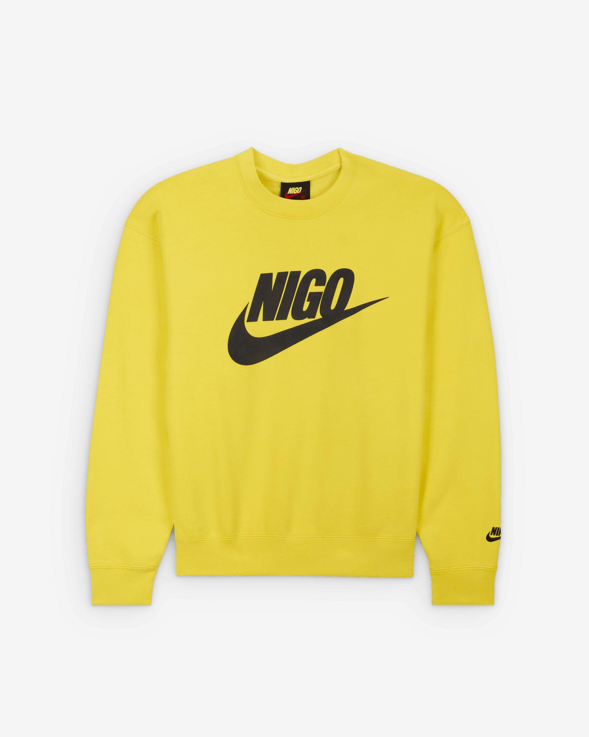 Nigo Mens Fleece Crew Sweatshirt Nike – Гарантія оригінальності – боковий вид - NIKE