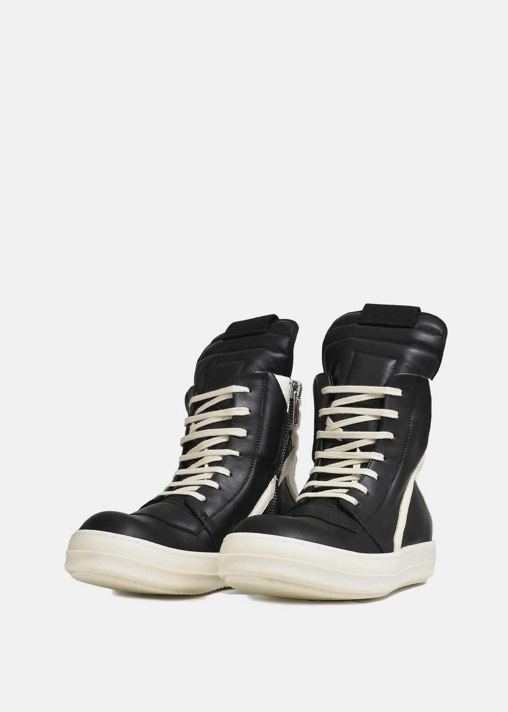 Black Geobasket Sneakers Rick owens – Гарантія оригінальності – детальний вид