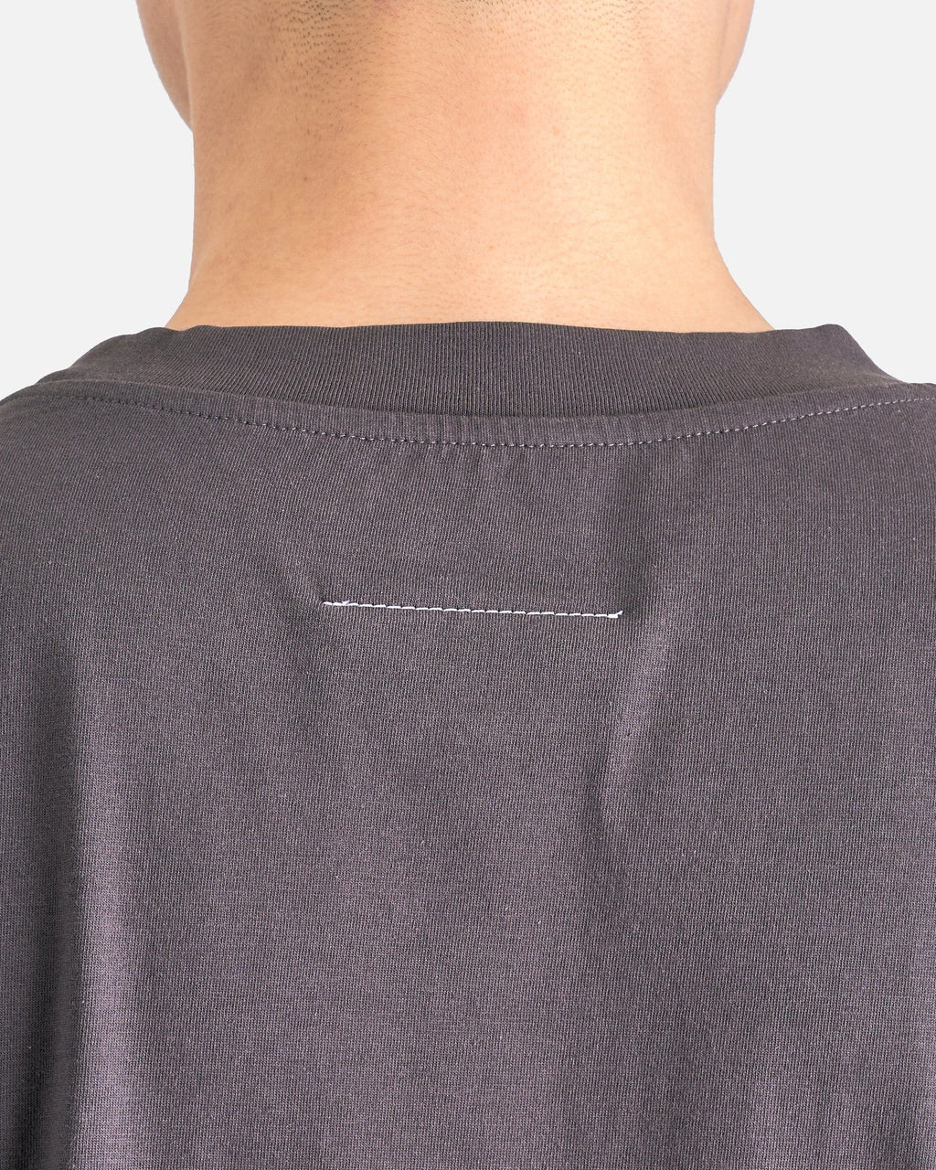 Оригінальна Numbers Logo T-Shirt In Dark Grey Maison margiela – збільшений вид