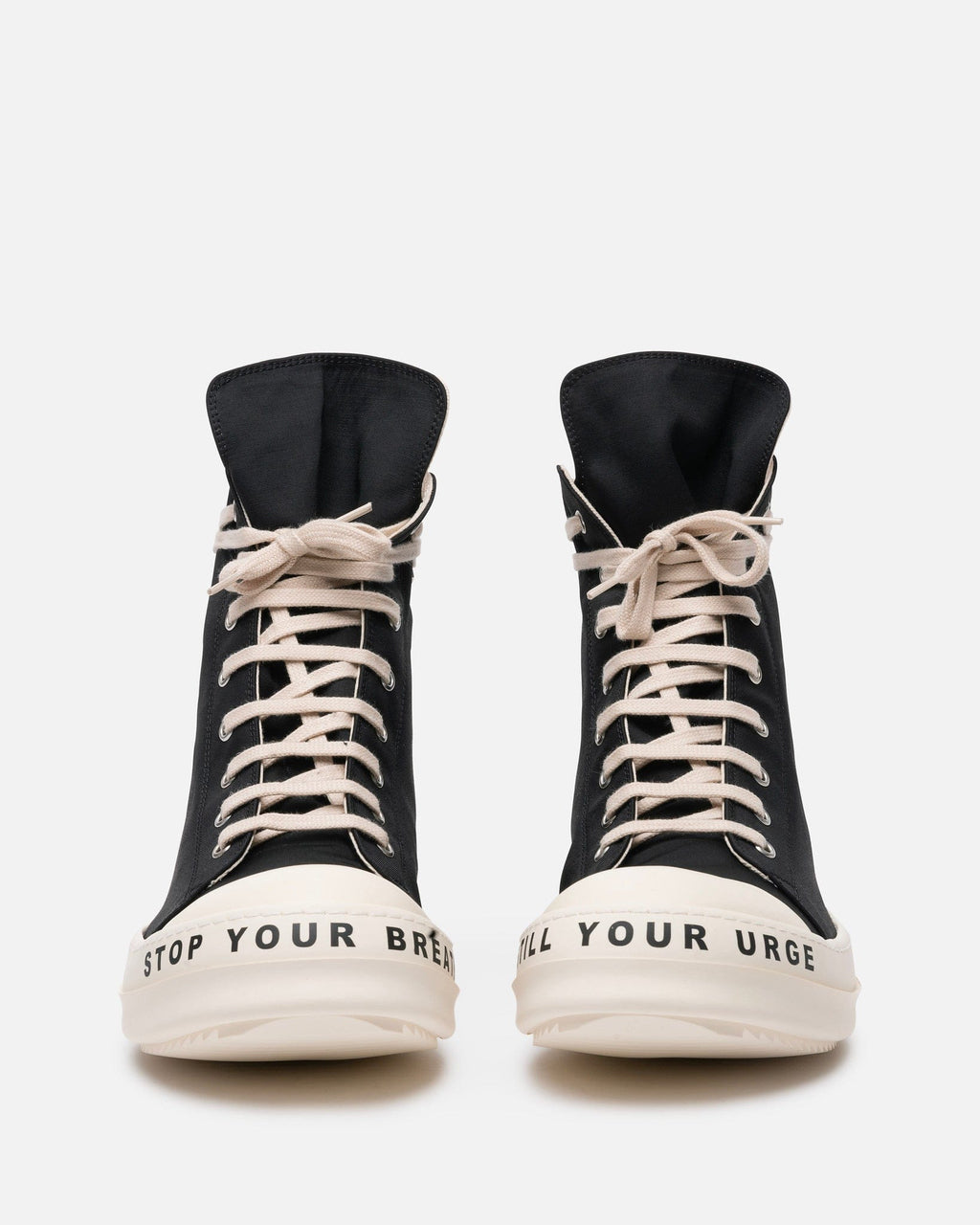 Оригінальна Nylon Ramones In Black Rick owens – детальний вид