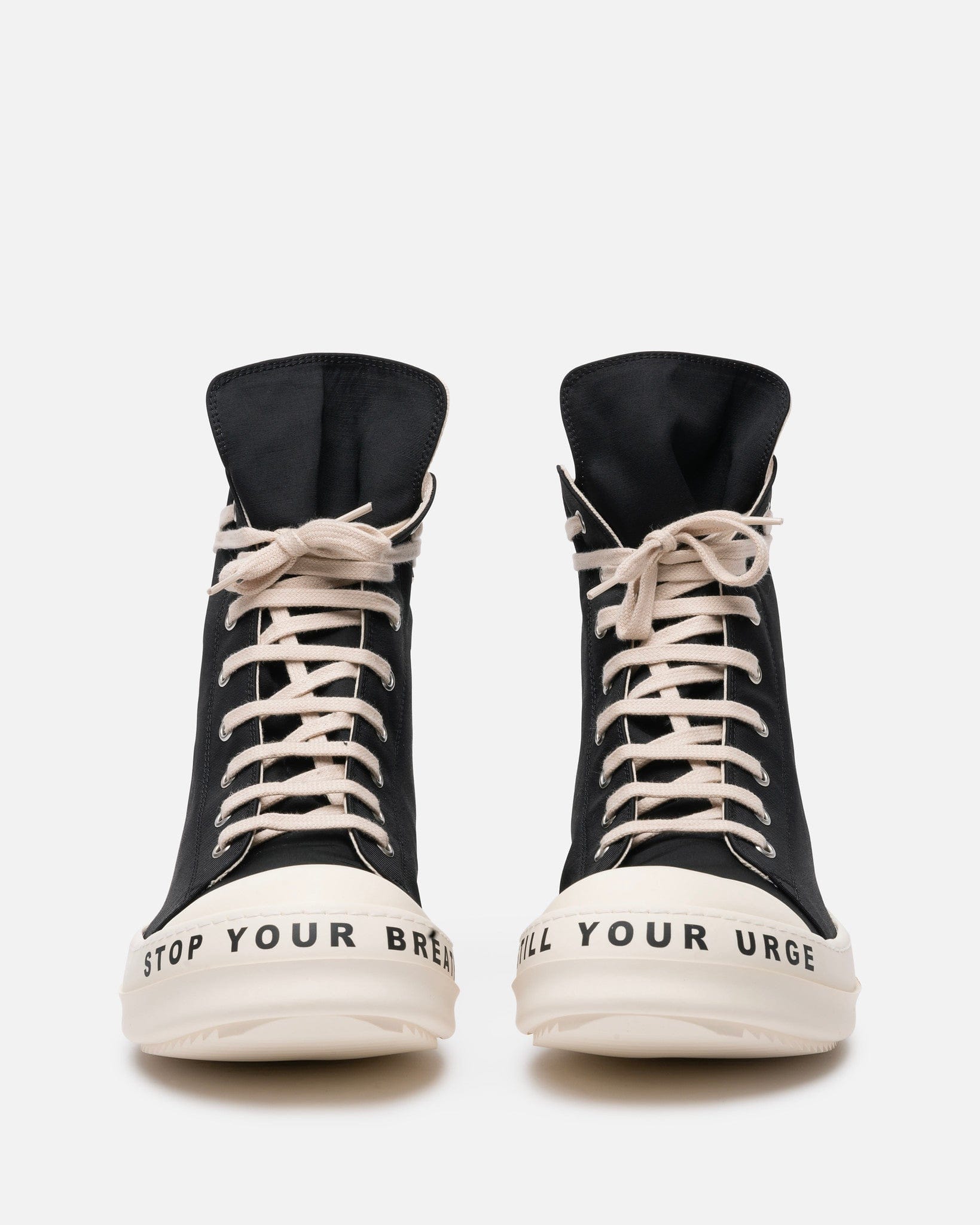 Оригінальна Nylon Ramones In Black Rick owens – детальний вид