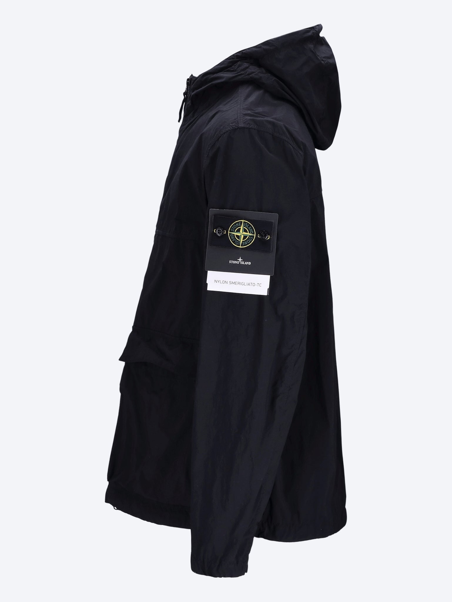 Оригінальна Nylon Smerigliato-Tc Garment Dyed Short Parka Stone island – вид ззаду