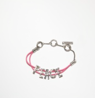 Pink & Silver Peace Bracelet Acne studios оригінал – Купити в Україні – детальний вид