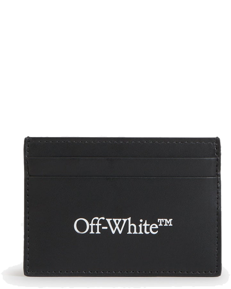 Logo Leather Card Holder Off-white оригінал – Купити в Україні