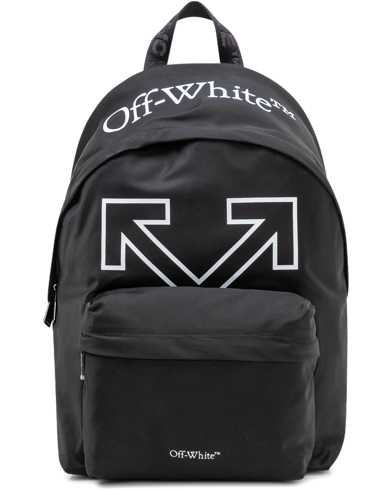 Heritage Backpack With Front Pocket And Logo Print Off-white – Гарантія оригінальності