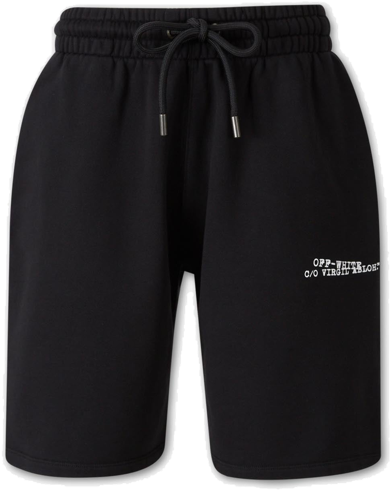 Cotton Fleece Bermuda Shorts Off-white оригінал – Купити в Україні