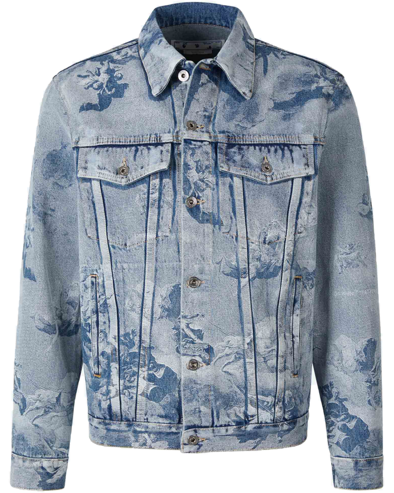 Chaqueta Denim Skater Off-white оригінал – Купити в Україні