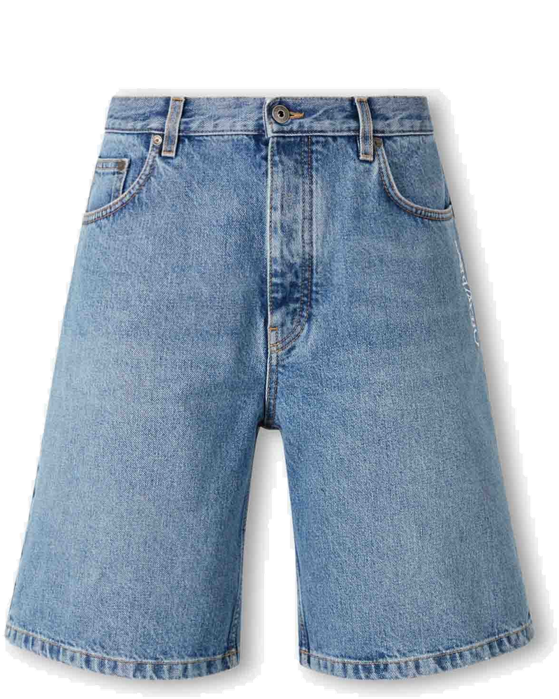 Denim Bermuda Shorts Off-white оригінал – Купити в Україні