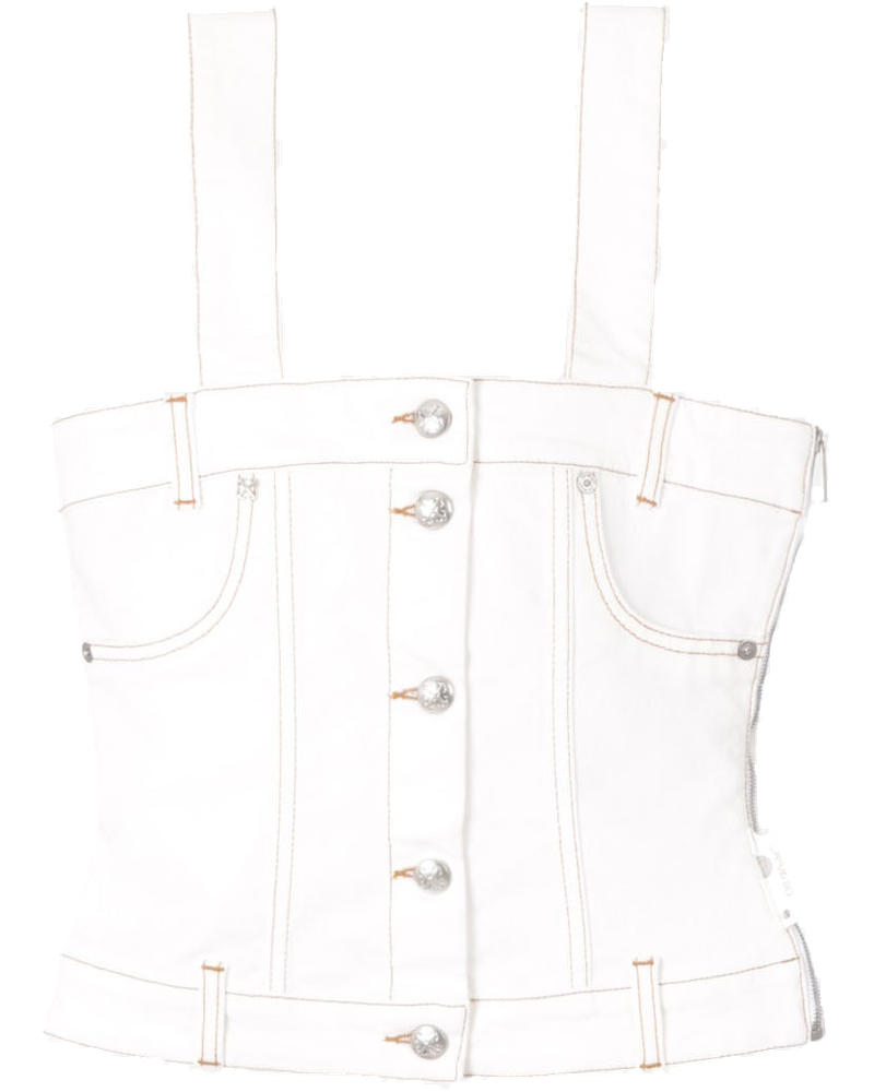 Оригінальна Denim Top Pants Off-white