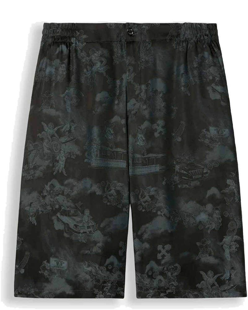 Оригінальна Jacquard Bowling Bermuda Shorts Off-white