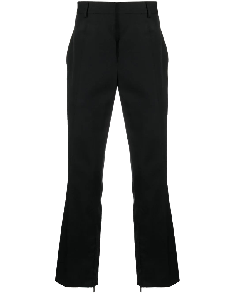 Straight-Leg Wool Trousers Off-white оригінал – Купити в Україні