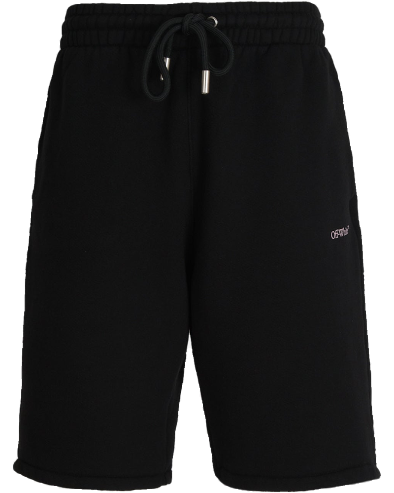 Logo Cotton Bermuda Shorts Off-white – Гарантія оригінальності