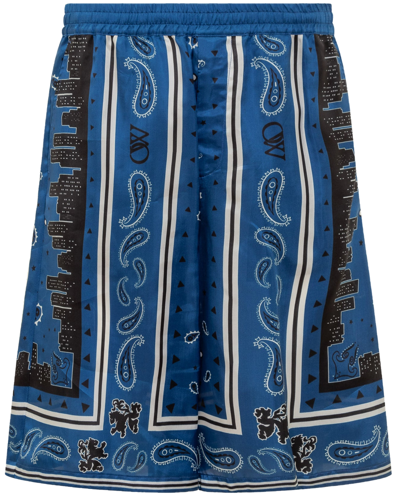 Shorts With Bandana Motif. Off-white – Гарантія оригінальності