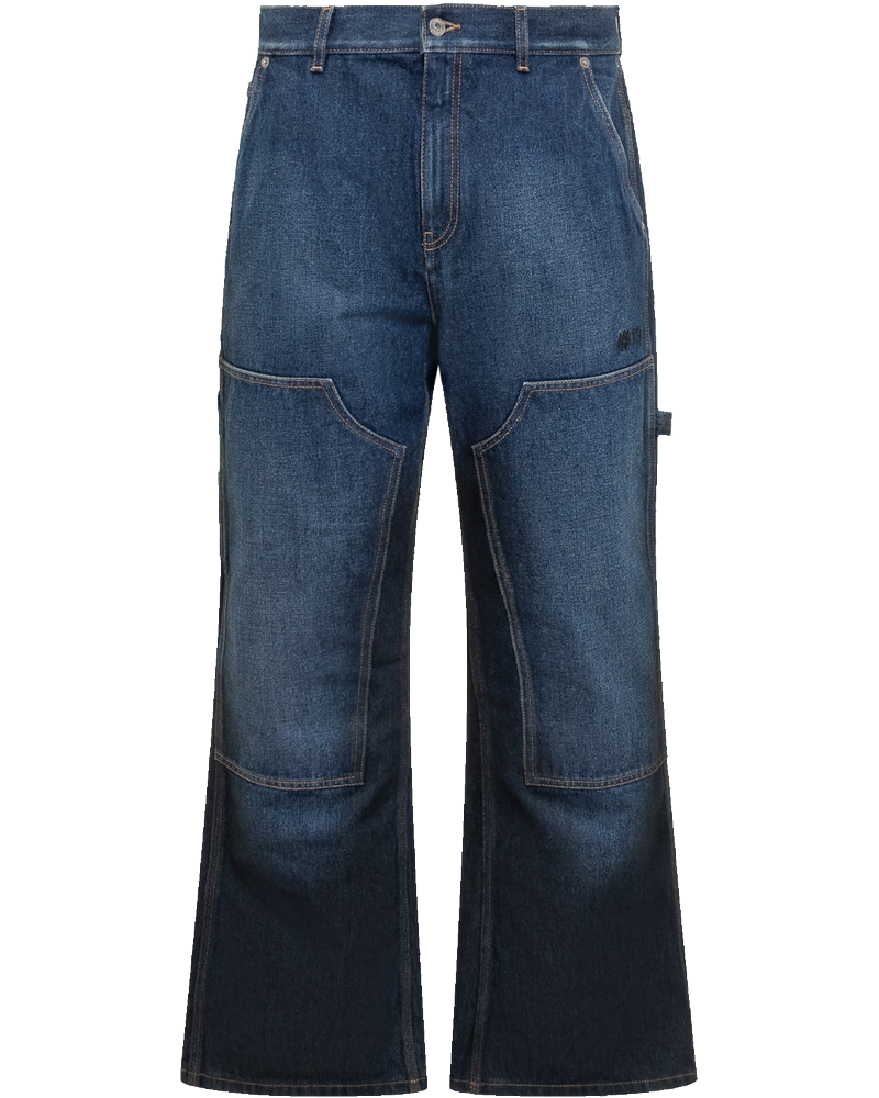 Оригінальна Wide Leg Blue Denim Jeans Off-white