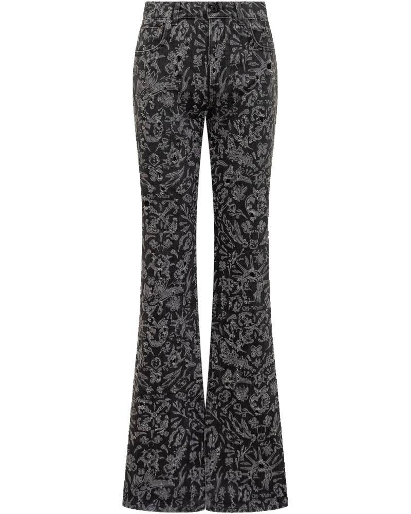 Оригінальна Tattoo Jeans Off-white