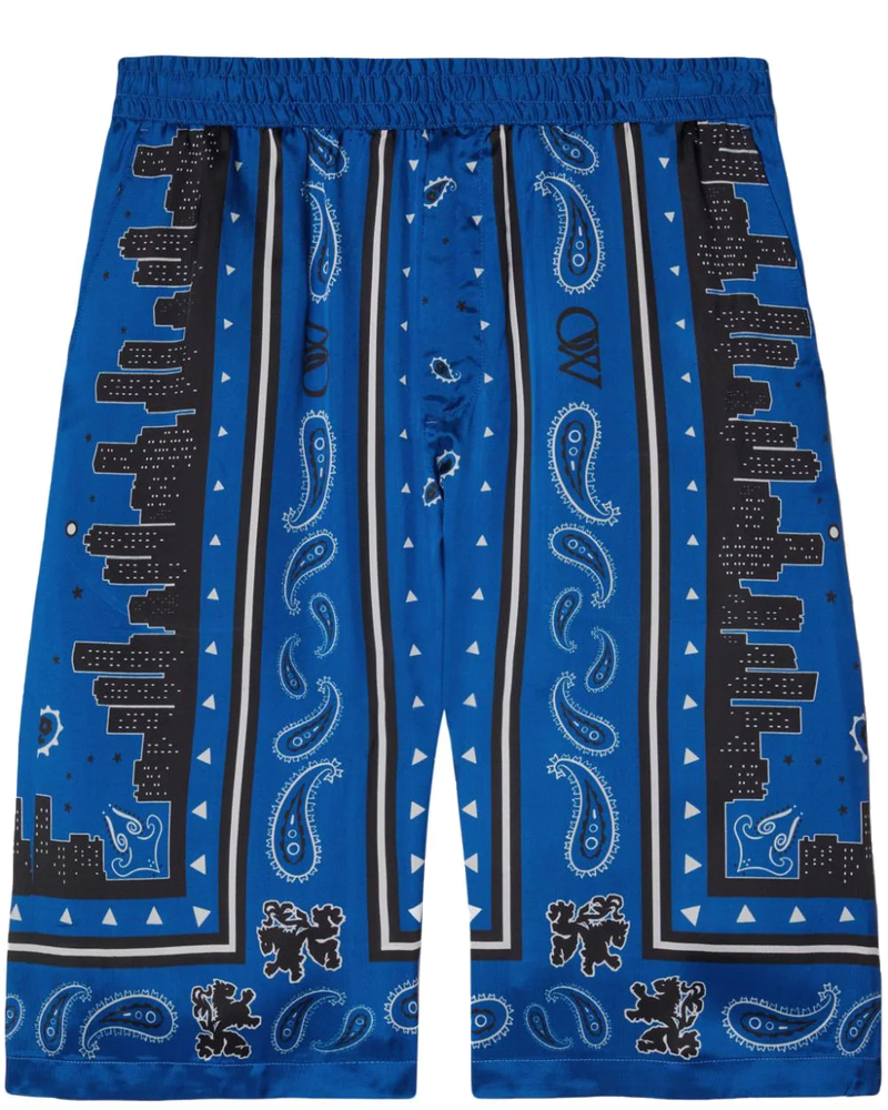 Оригінальна Bandana Paisley-Print Shorts Off-white