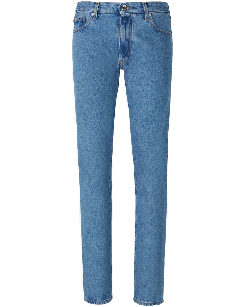 Оригінальна Diagonal Stripes Jeans Off-white