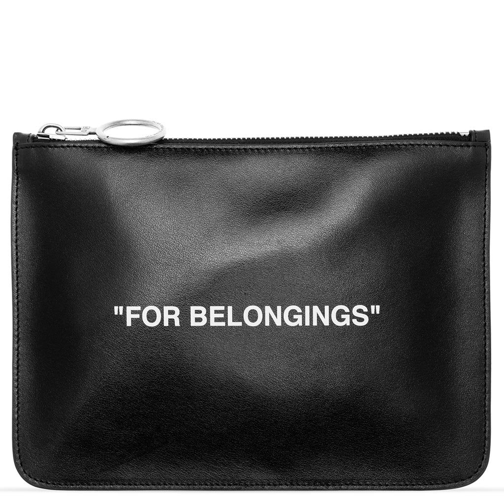 Оригінальна Quote Pouch Off-white – боковий вид