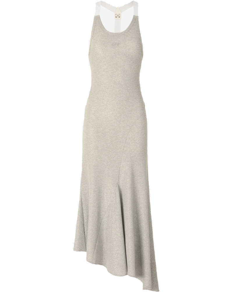 Lurex Maxi Dress Off-white – Гарантія оригінальності bg_removed_catalog