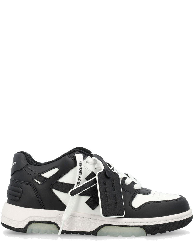 Out Of Office Low Top Leather Sneakers Off-white оригінал – Купити в Україні