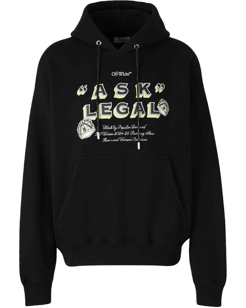 Cotton Logo Sweatshirt Off-white оригінал – Купити в Україні
