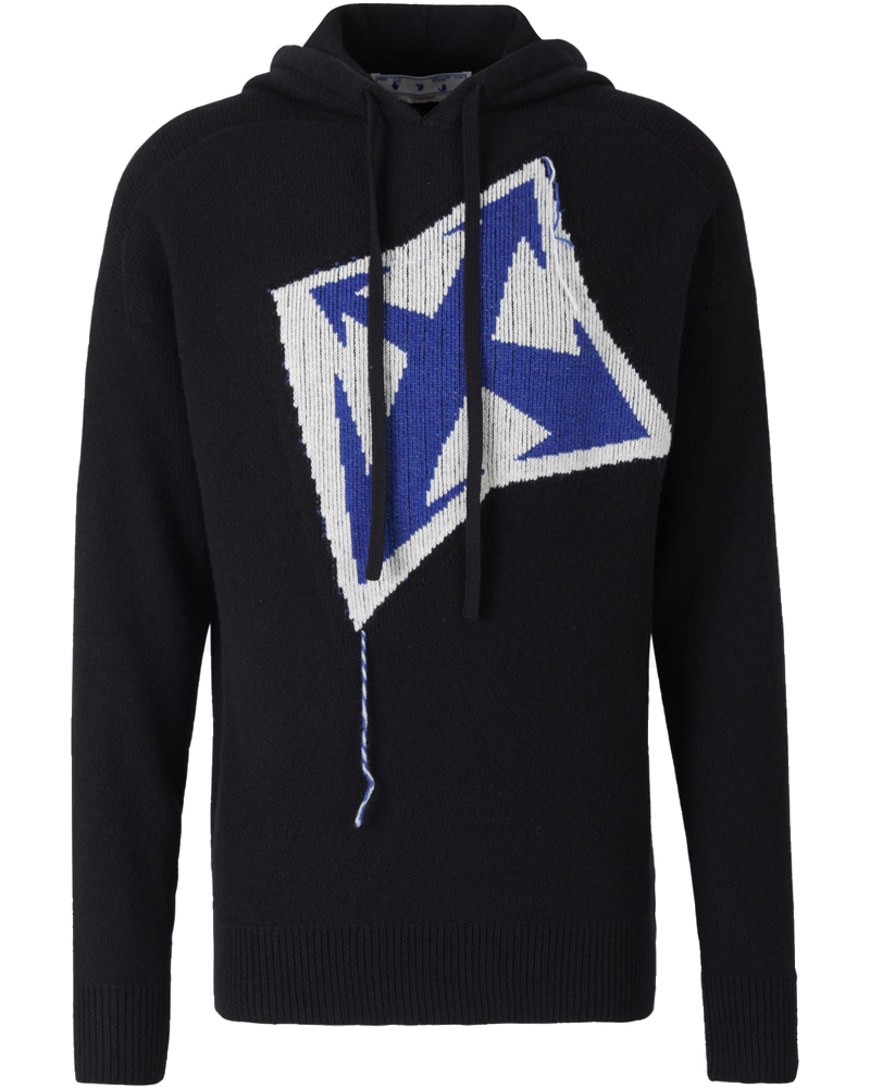 Оригінальна Hooded Wool Sweater Off-white