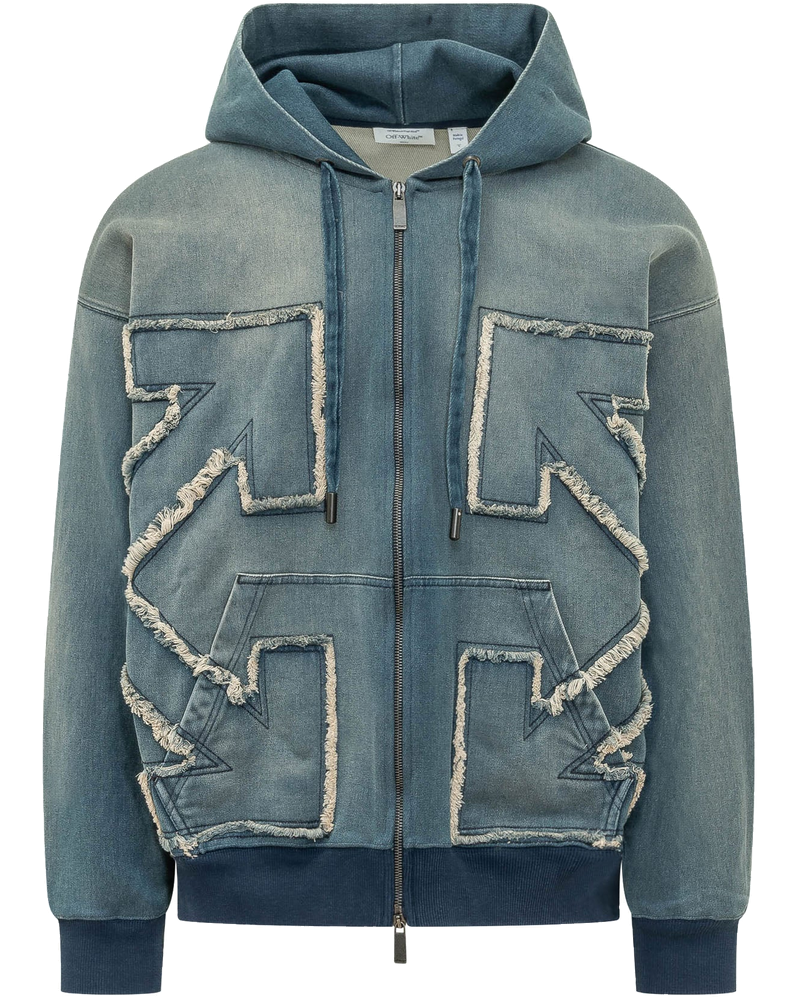 Zip Hoodie With Graphic Details Off-white – Гарантія оригінальності