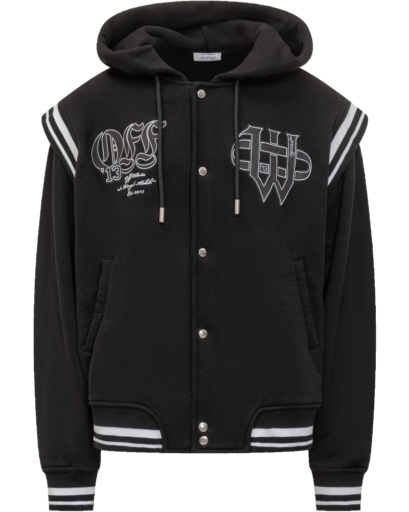 Gothic Varsity Hoodie Off-white оригінал – Купити в Україні