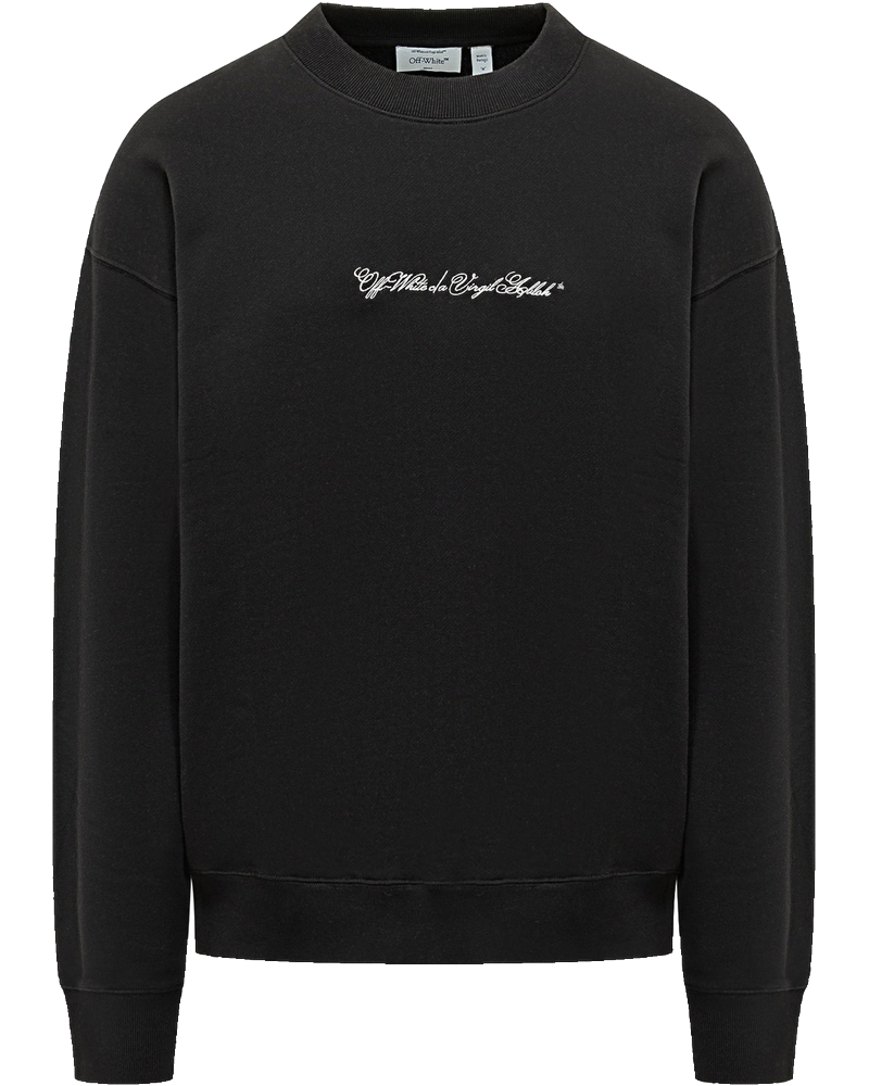 Script Arrow Crewneck Sweatshirt Off-white оригінал – Купити в Україні