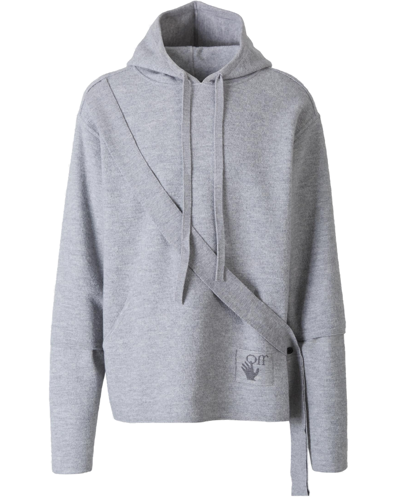 Easybreezy Knit Sweatshirt Off-white оригінал – Купити в Україні