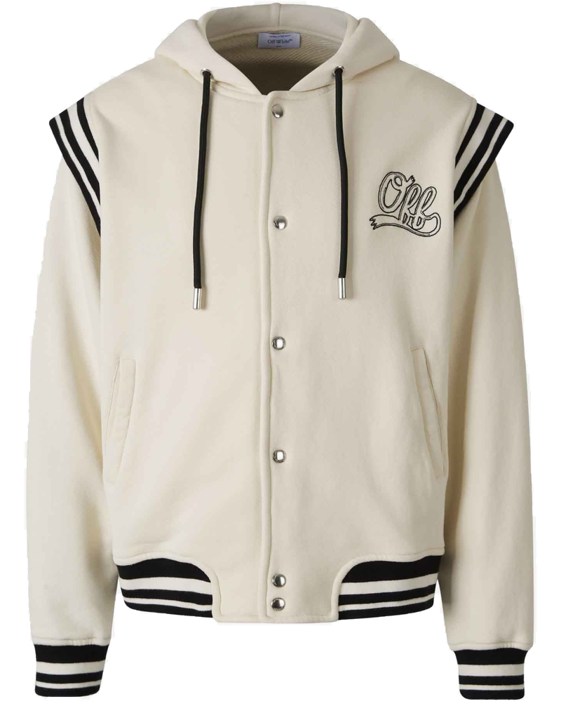 00 Varsity Hoodie Off-white оригінал – Купити в Україні