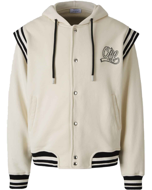 00 Varsity Hoodie Off-white оригінал – Купити в Україні