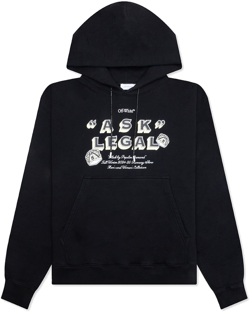 Arr Ask Legal Skate Hoodie Off-white – Гарантія оригінальності