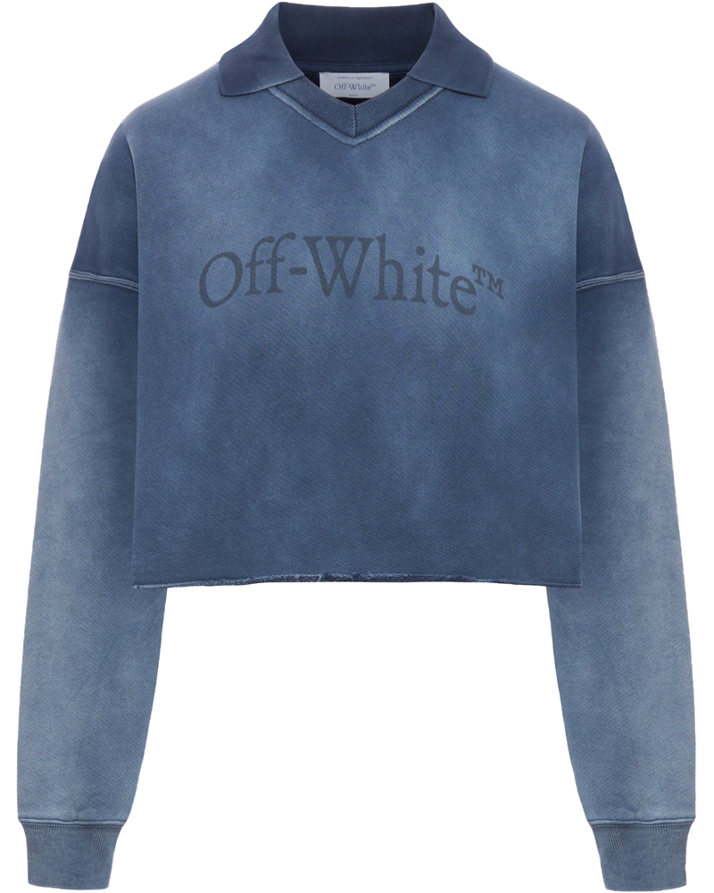 Оригінальна Cropped Spray Sweatshirt Off-white