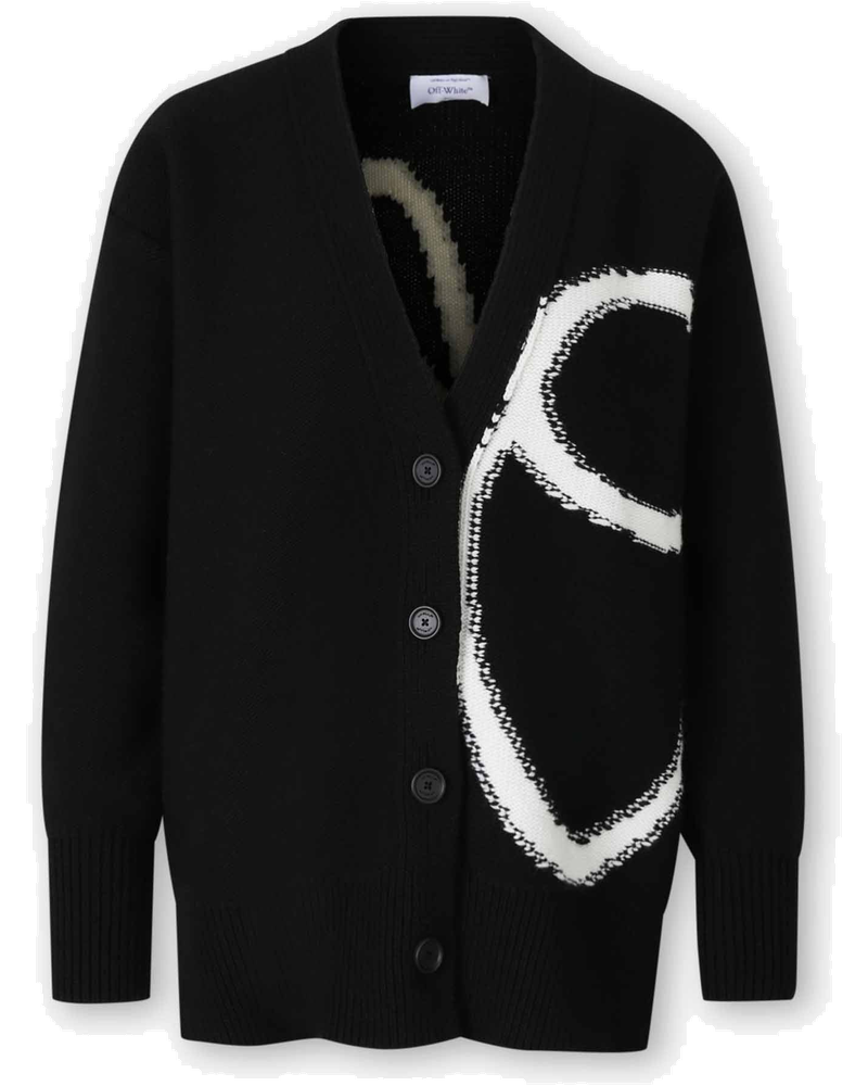 Wool Knit Cardigan Off-white оригінал – Купити в Україні